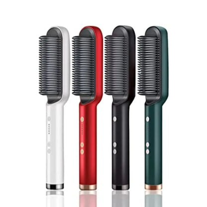 Hair Straightener Brush | 6 Heating Modes Electric Hair Straightener Comb