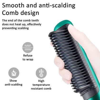 Hair Straightener Brush | 6 Heating Modes Electric Hair Straightener Comb