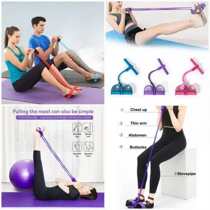 Silicone Tummy Trimmer Rubber Resistance Band